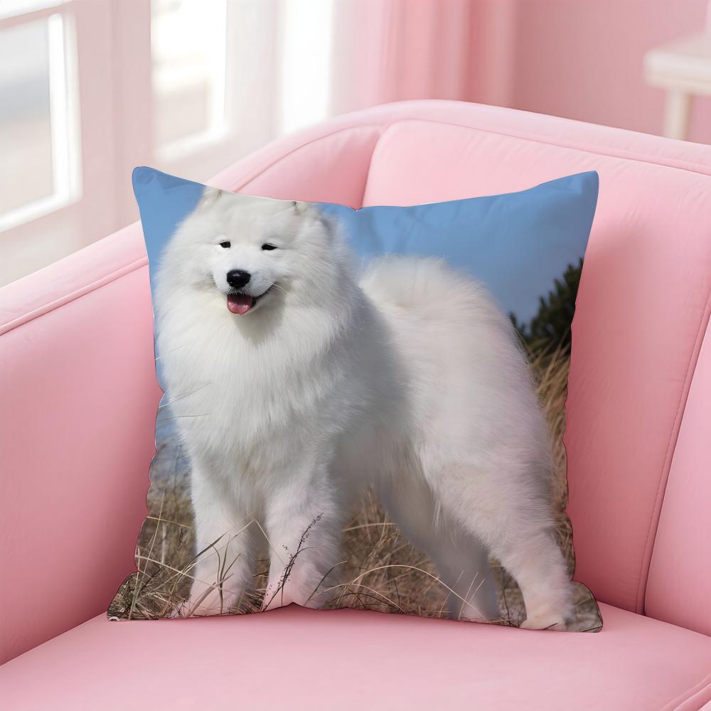 NICE CUTE Labrador Retriever dog Cushion Cover Pillow Case Soft Friendly Fabric  Concealed Zipper