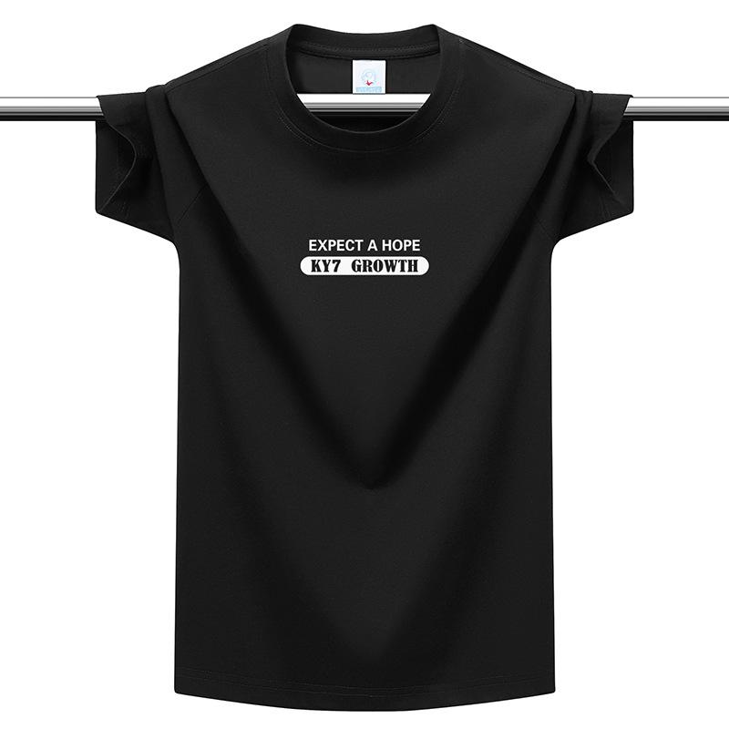 220g Heavyweight Cotton Men's T-shirt Many Bright Colors Plus Size M-6XL Vibrant Summer Loose Casual Tee