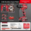 Delixi Brushless Handheld Lithium Battery Drill and Electric Screwdriver with Impact and Rechargeable Features for High-Power Household Use.