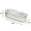 With Draining Tray Cutlery Storage Box Flip Cover Flatware Holder Chopstick Organizer  Outdoor