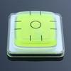 Universal Spirit Level Bubble Square Base Horizontal Measuring Instrument Tool Green Bullseye Caravan Leveler
