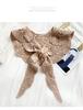Summer Outer Lace Crochet Fake Collar Sweet Solid Color Decorative Versatile Thin Shawl Female Foreign Style Hollow Cloud Shoulder