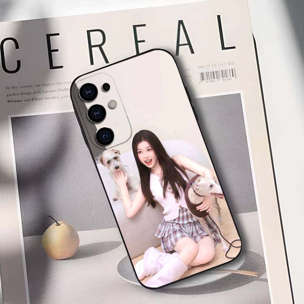E-Esther Yu Shuxin Phone Case For Samsung S25,S24,S21,S22,S23,S30,Ultra,S20,Plus,Fe,Lite,Soft Black Cover