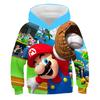 Super Mario Brothers Mario Children's Versatile Sweater Cosplay Spring and Autumn Anime Hoodie Jacket Men