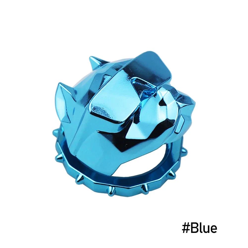 Creative Bulldog Design Push Button Ignition Cover One-Key Engine Start Stop Decorative Car Accessory