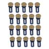 20pcs Versatile Adjustable Button Extenders Removable Metal Waist Extenders Pants Button Extender Pants Waistband