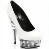 2025 Summer Single Shoes On the New, Sweet Princess 15CM Rose High Heels Transparent Crystal