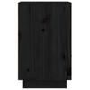 Nightstand Black 40x34x55 Cm Solid Pine Wood