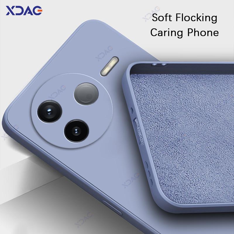 Mobile Phone Cases for Xiaomi Redmi K80 Pro 5G 6.67" RedmiK80 K80Pro 360 Soft Luxury Square Liquid Silicone Back Covers