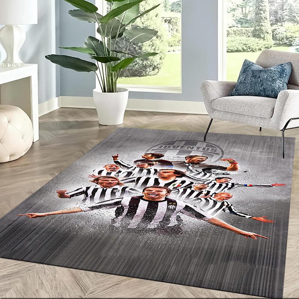 Juventus Floor Mat Perfect For Game Room Balcony Outdoor Foyer Antislip Rug Office Home Decor Gift For Festivals