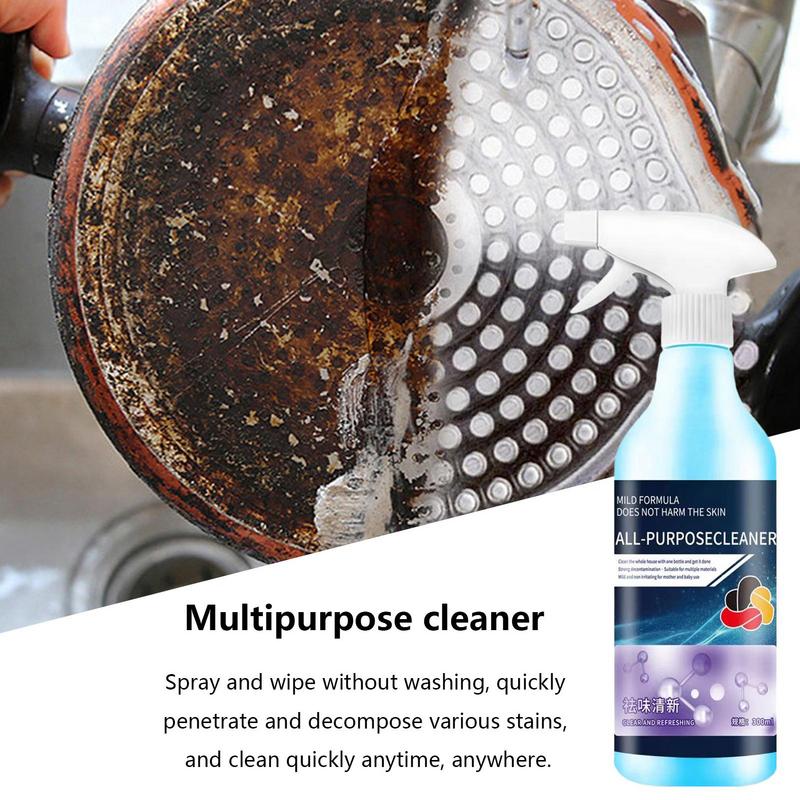 Kitchen Grease Cleaner Large Capacity 300ml Kitchen Cleaner Efficient And Safe Cleaner Spray For Cleaning Of Kitchens