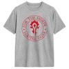 For The Horde Orcs Cotton TShirt For Men Summer  Y2K Retro T Shirts O Neck Hipster Tees Big Size Loose Tops
