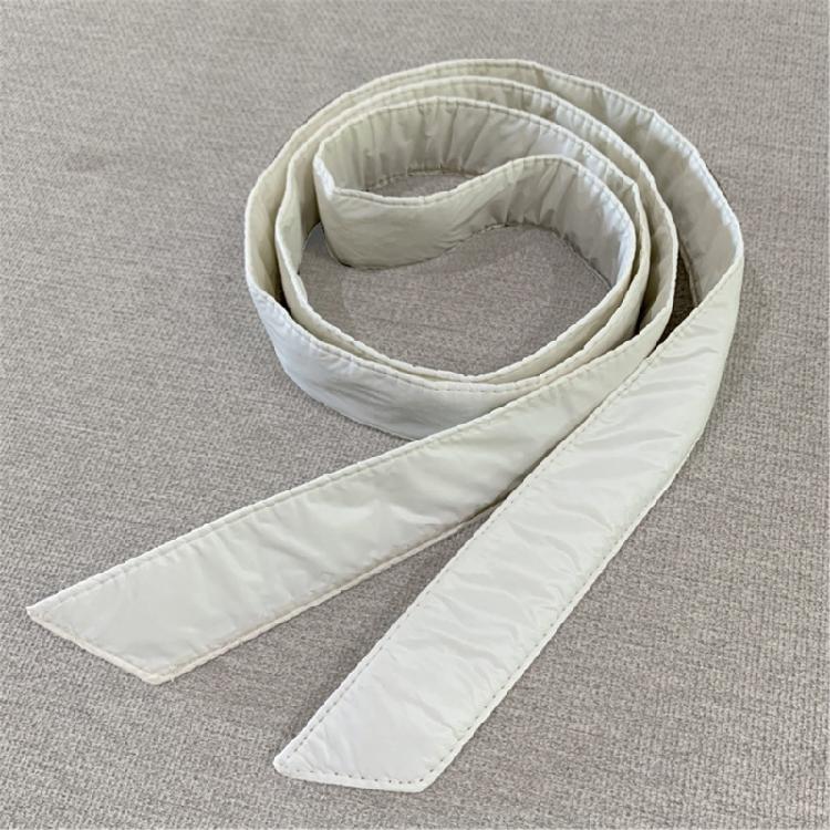 Solid Color Thin Belt Casual Solid Down Jacket Coat Decorative Waist Belt Bands