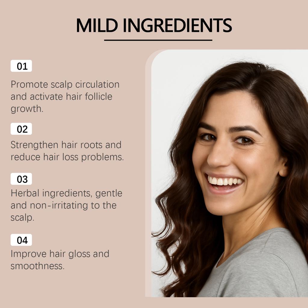 Hair Growth Serum, Strengthening Hair Quality, Reducing Hair Loss, Microneedle Roller Serum Set(5ml*8)