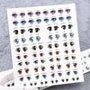 Cartoon Anime Eye Decals for Q Version Clay Doll Figurines