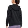 Li-Ning Fitness Series Logo Print Hooded Long Sleeve Sweatshirt Women Tops Black AWDS780-2