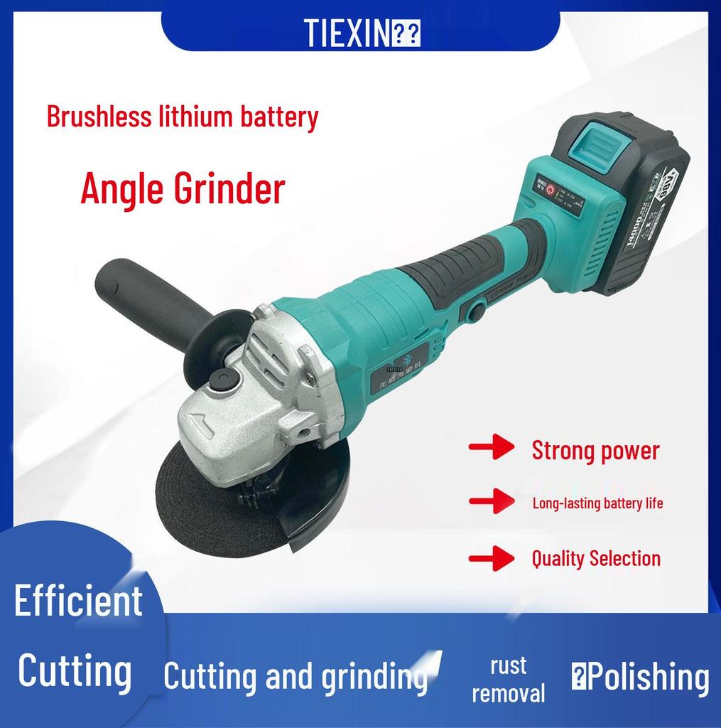Dayi Brushless Angle Grinder with 2 Batteries & Charger (Item No. 05169).