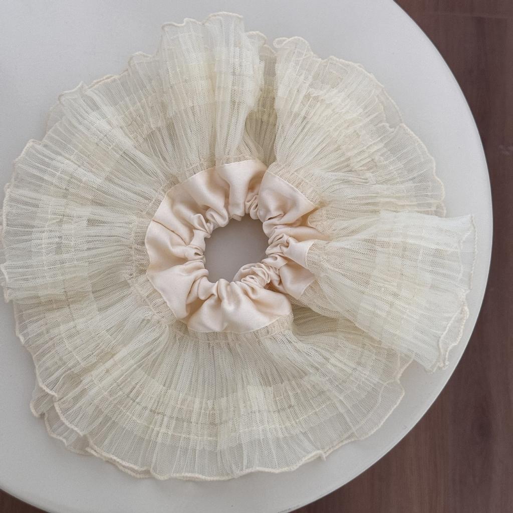 Large big hair accessories for girls women scrunchies elastic band ties korean fascinators elegant vintage  popular fashion