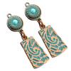 2Pcs Vintage Ethnic Bohemia Pendants For Women Earrings Necklaces Pendants Charms Jewelry Making Diy Jewelry Accessories
