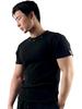 Digeunolusileu Cubic Ribbed Short Sleeve Slim Fit (Black)