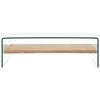 VidaXL Coffee Table Clear 98x45x31 Cm Tempered Glass 284743