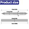 Nails For Baseboard Trim 100-Pieces Invisible Seamless Screws Baseboard Seamless Nails With Sleeve Tool For Home Improvement