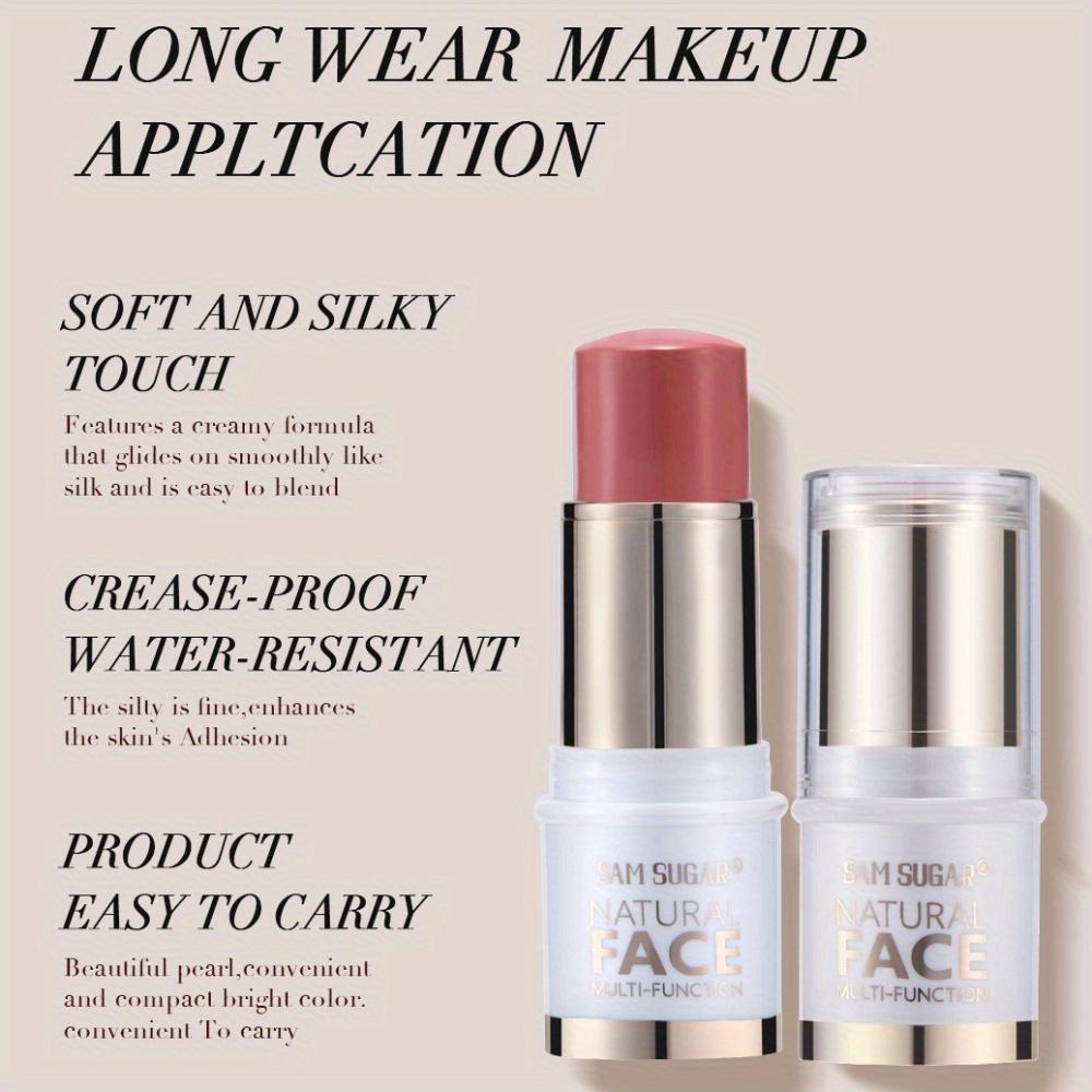 Rouge-Highlighting- und Konturierungsstift, aufhellender, matter Konturierungs-Stereostift für das Gesicht, Concealer, Rouge-Konturcreme, multifunktionaler Make-up-Stift