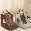 Waterproof Portable Travel Shoe Bags with Handle, Dustproof Ankle Boot Storage Bags, Short Boot Organizer for Men Women