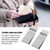 2Pcs Metal Money Clips Stainless Steel SpecialShaped   Wallets Credit Cards Holders for Men(Gold )