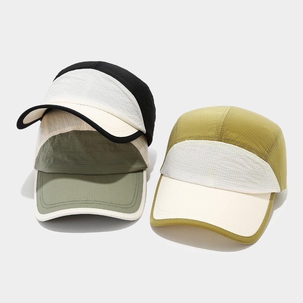 Versatile Quick-Drying Running Hat UPF50+ Adjustable 5 Panel Hat Soft Top Breathable Duckbill Cap Unisex