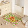 Cartoon A Anpanman Floor Mat Eco  Flannel Doormat Non Slip Odorless Indoor Floor Rug Soft Short Plush Home Mat