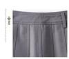 Women's High-Waisted A-Line Pleated Skirt - Spring 2025 Collection, Elegant Medium-Long Length