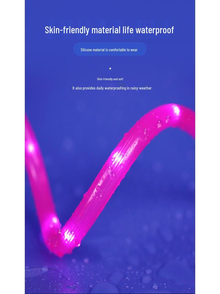 Rechargeable LED Glowing Collar for Dogs and Cats - Nighttime Safety Necklace