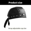 Hip Hop Koyu Durag Doo Rag Bere Durag Korsan Şapkası Sokakta Gezmek İçin PU Fotoğraf Aksesuarları Grunge Fotoğraf Aksesuarları