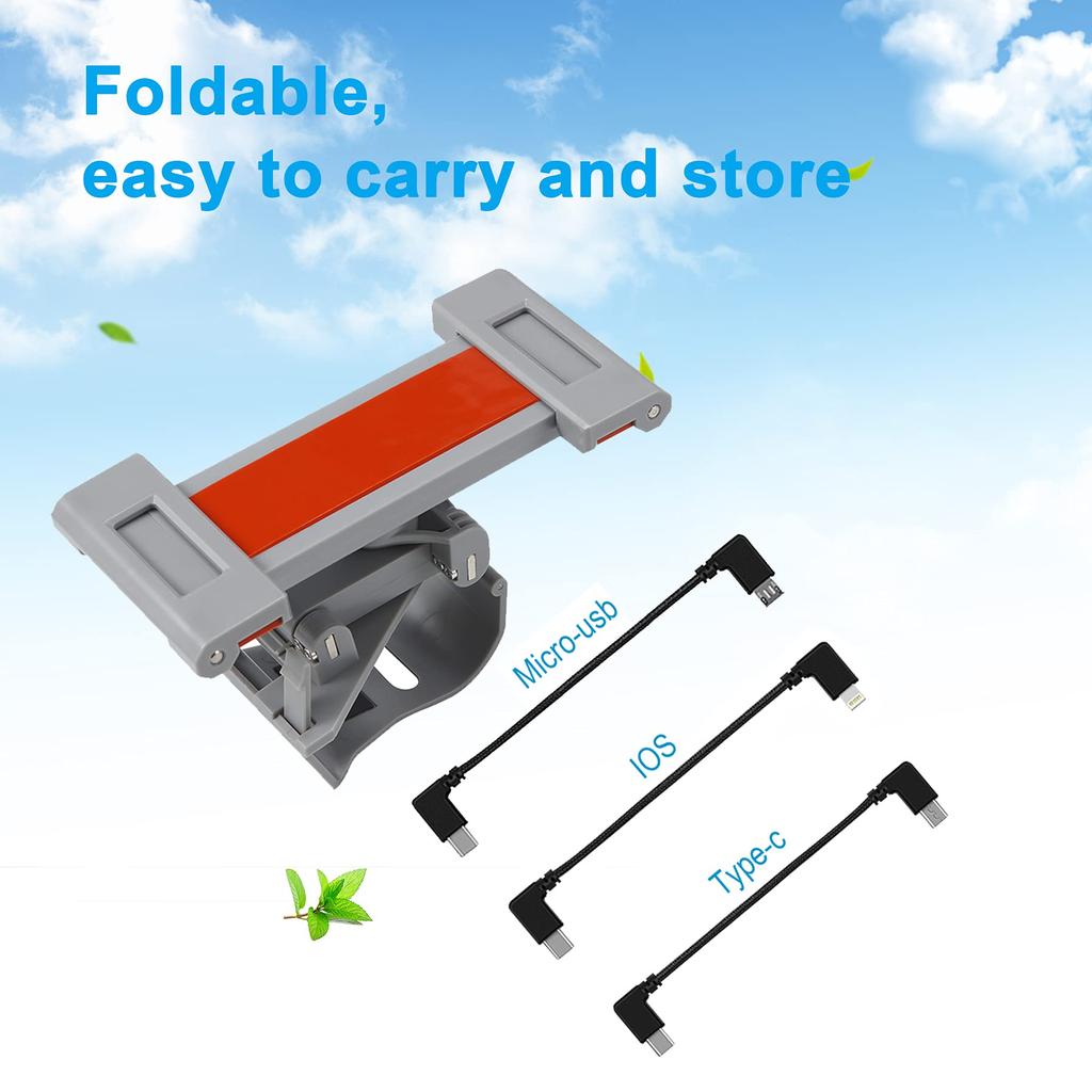 Hanatora inch Tablet Holder Mount Bracket for DJI FPV Remote Control 2 Extended Drone Control Clip Accessory 4.7~12.9
