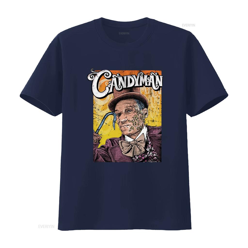 Vintage Retro Horror Movie CandyUnisex Print Casual T Shirt Vintage Washed Stylish Streetwear Versatile Stretched Breathable