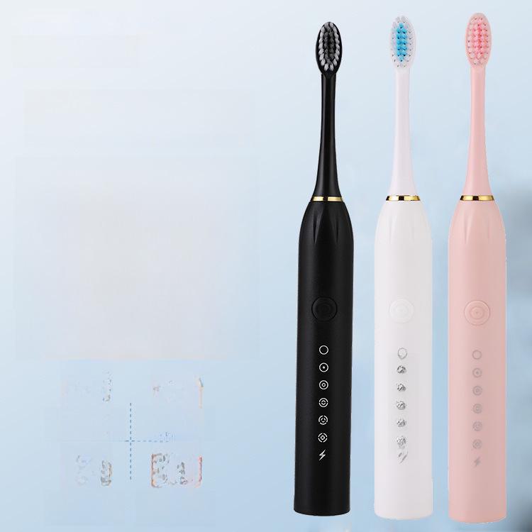 Universal Sonic Electric Toothbrush with Soft Bristles for Adults & Children - Automatic, Rechargeable, Ideal for Couples