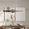 Nordic Modern Solid Wood Resin Pendant Lamp For Bedroom Dining Room Kitchen Island Wooden Indoor Furniture Lighting Decor