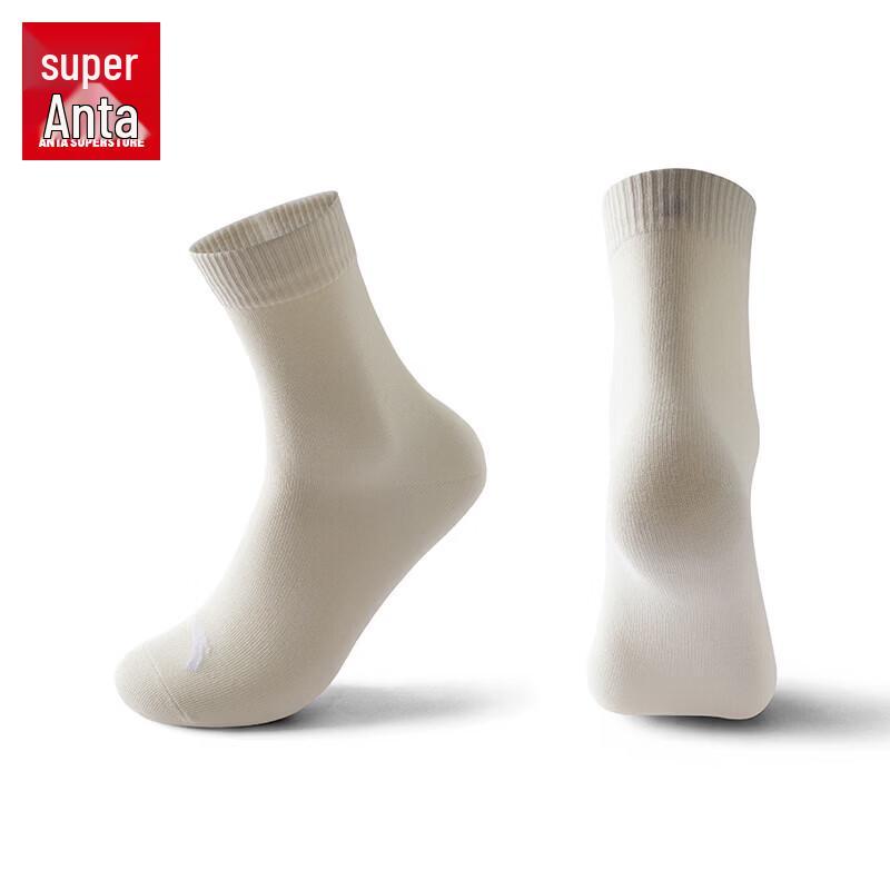 Anta Unisex Colorful Sports Socks M молочный белый