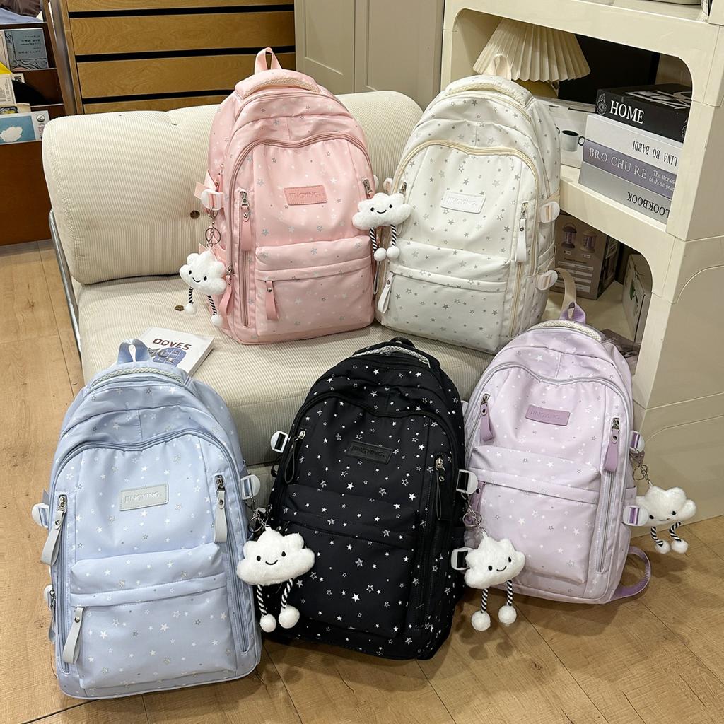 Schoolbag New College Style Backpack Lightweight and Cute School Bag Junior High School Shoulder Bag Female College Student Commuter Backpack
