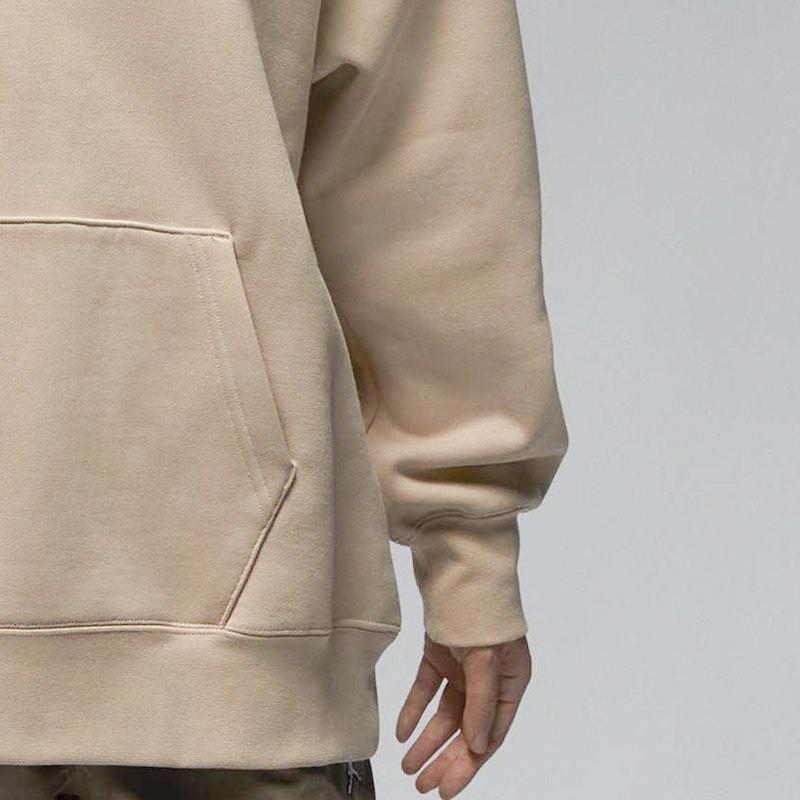 Jordan AS W AJ Girl Verbiage Fleece-Lined Casual Hoodie Women Tops Khaki FZ4334-221