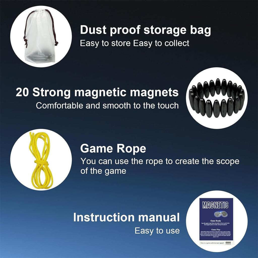 Game, Magnet Board Game, Fun Table Top Magnet Game, Family Games For Kids And Adults