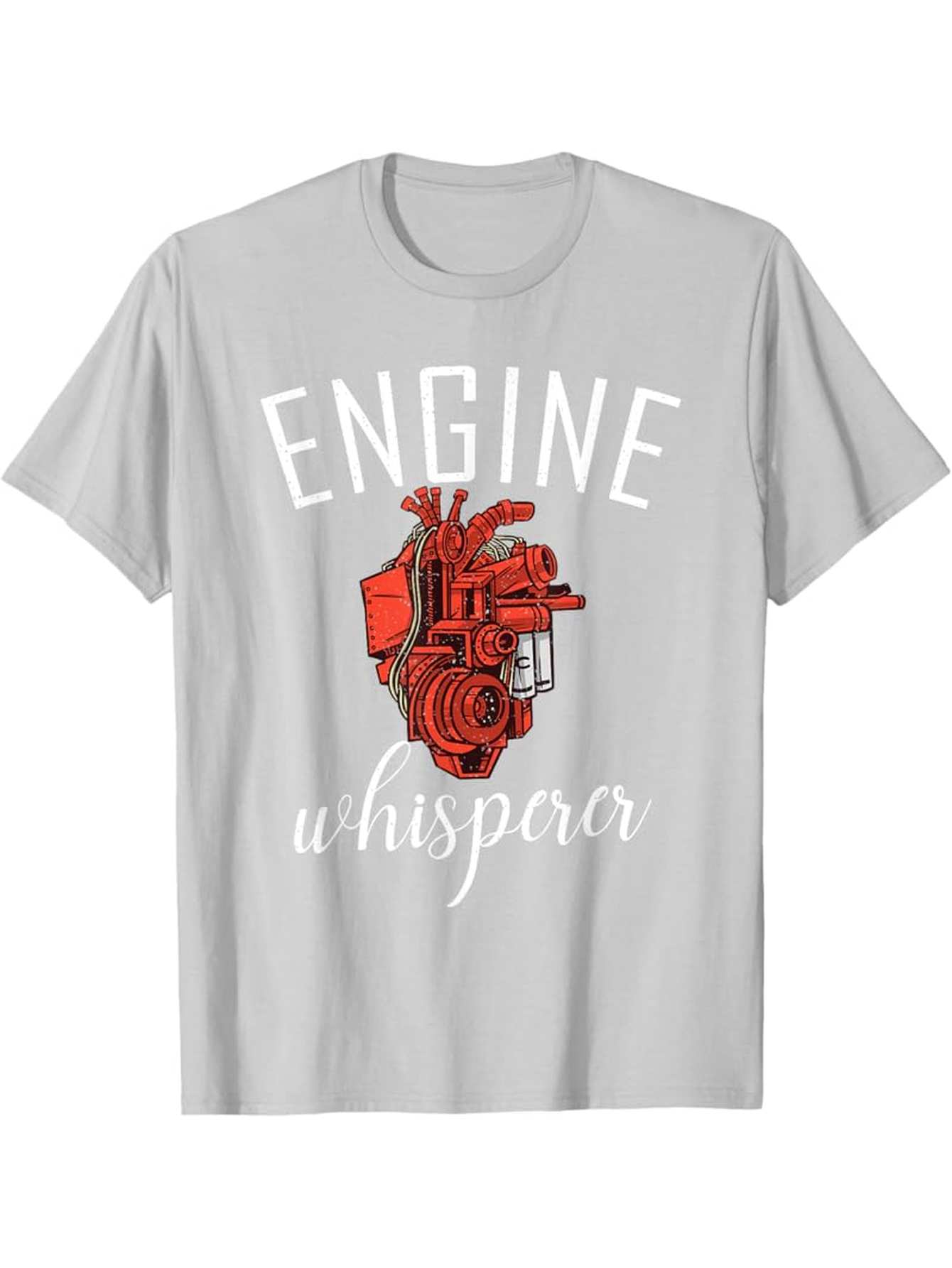 

Engine Whisperer Mechanic Car Lovers TShirt 100 Cotton ONeck Short Sleeve Summer Casual Mens Tshirt Streetwear S