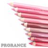 Prorance Professional Wood Lip Liner Pencil 2 pz, 11 rosa pastello