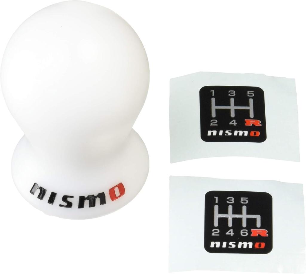 Nismo Shift Knob Common [Duracon White] 10&12mm (For 5/6MT Vehicles) C2865-1EA04