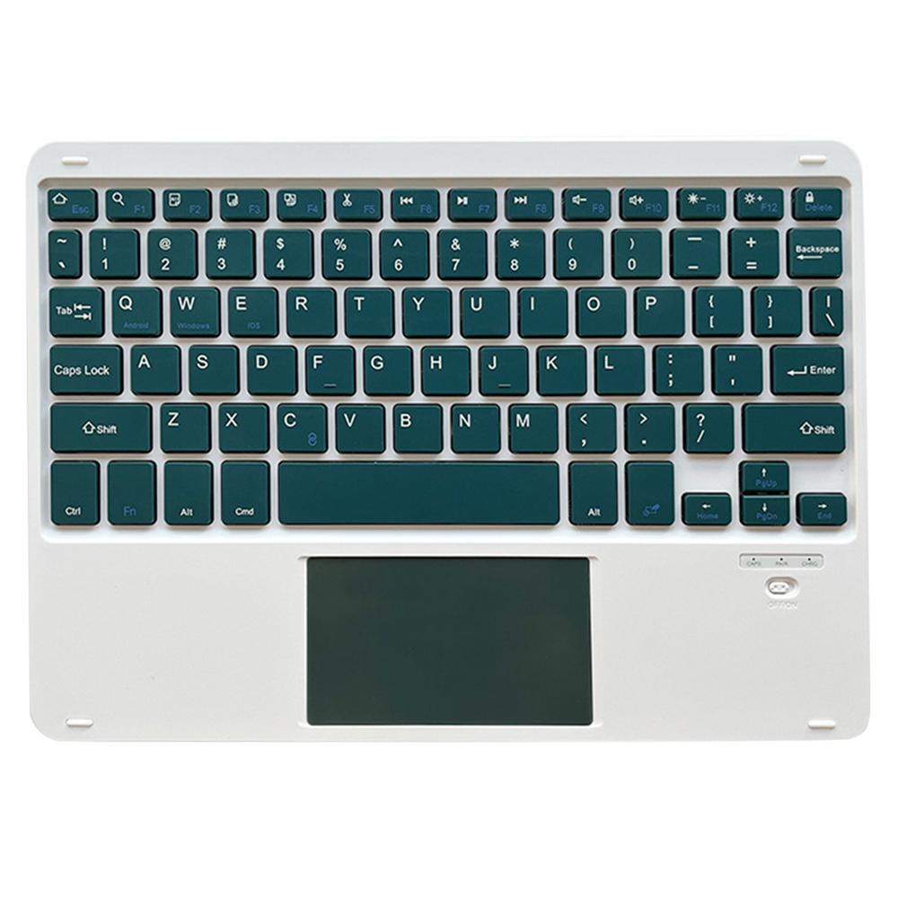 

172 Wireless Keyboard with Touchpad Portable Bluetooth-compatible Keyboard for iOS/Mac Android Windows Midnight Green