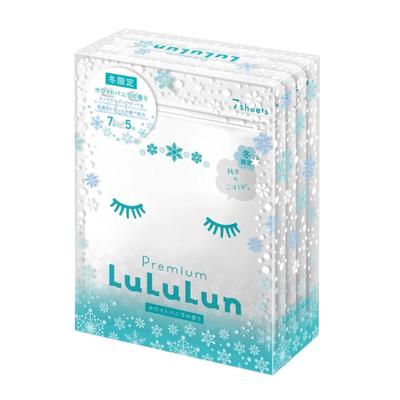 Face Mask Face Pack Premium Lululun Snow Vanilla 7 Pieces X 5 Bags (white Scent)