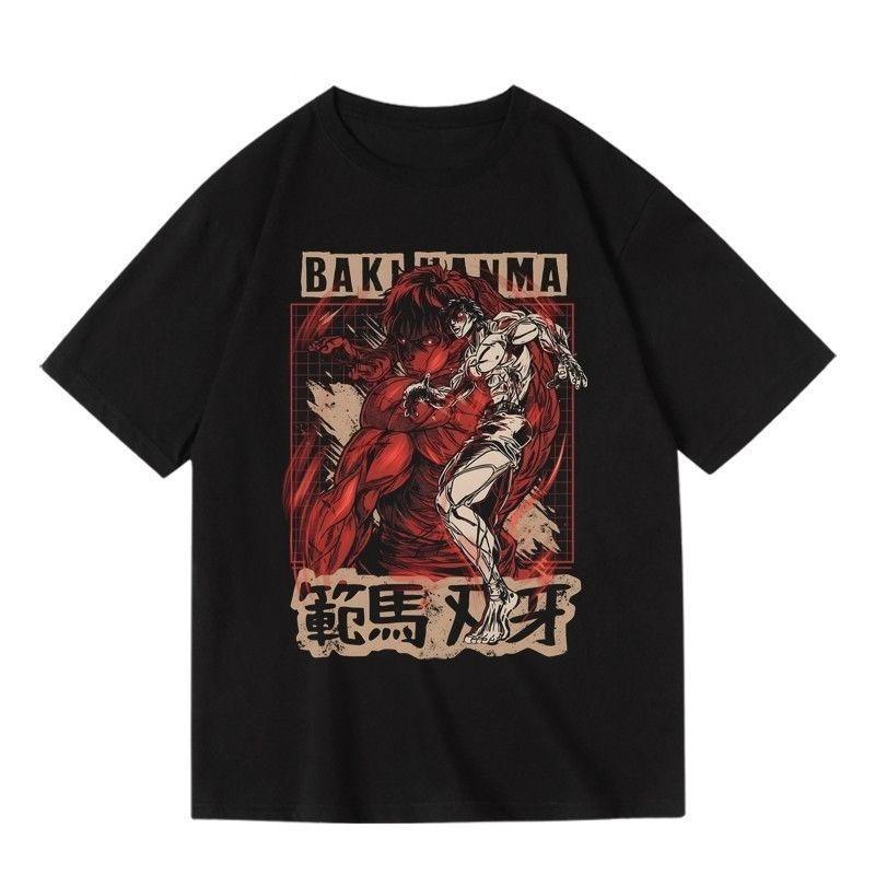 

Cartoon Kageyoshi Comic Character Fanma Kageyoshi Animerelated Shortsleeved Pure Cotton Summer Tshirt for Both Unisex Women S