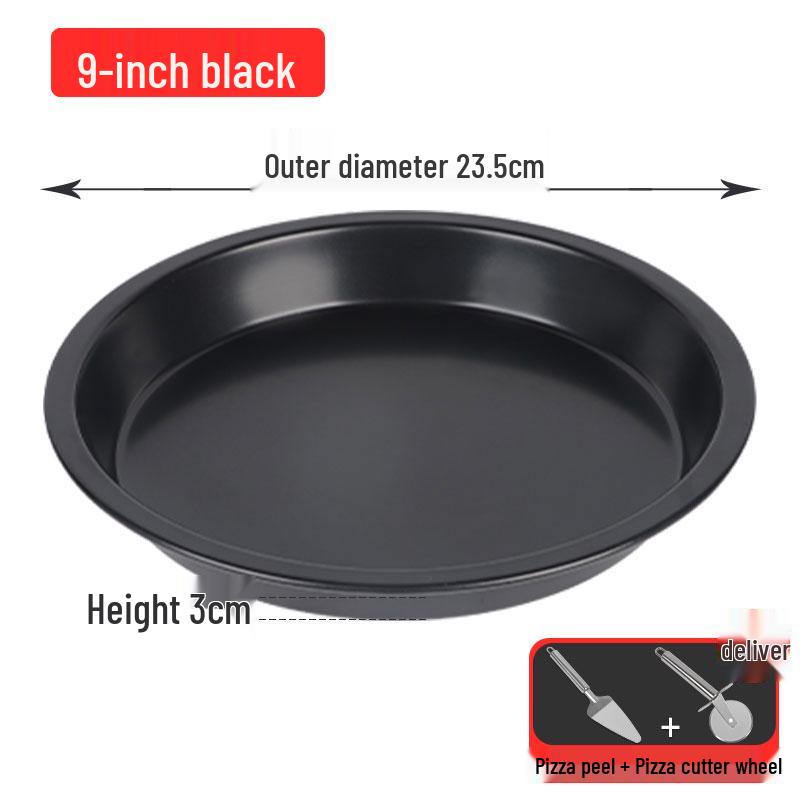 Pizza & Cake Pan Set: 6/7/8/9/10-Inch Oven-Safe Baking Molds for Home Use