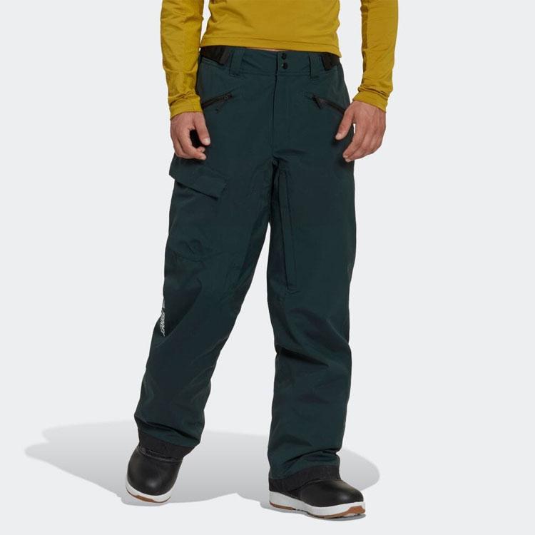 Adidas Side Pocket Striped Loose Casual Pants Men Bottoms Green HI5524